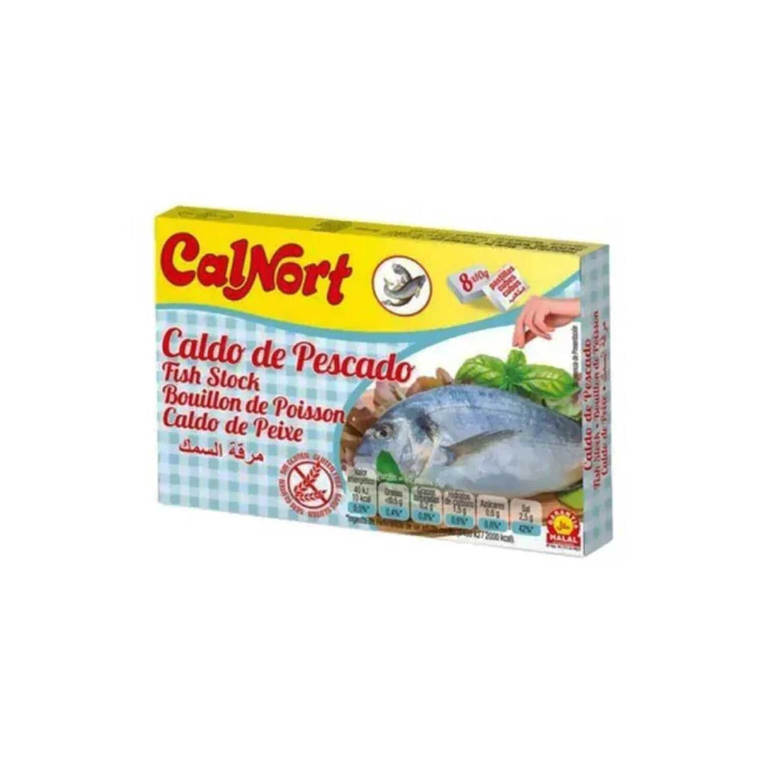 Calnort Fish Fish Stock 80 جم - 8 مكعبات