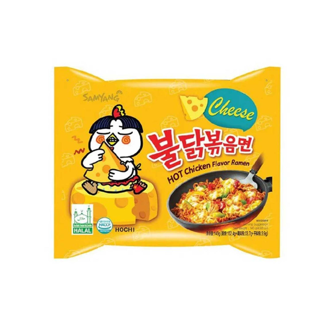 Samyang Hot Cheese & Chicken Korean Ramen Noodles