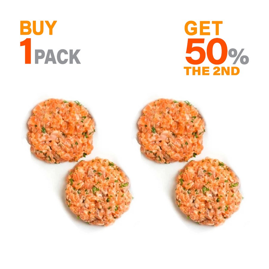 Buy 1 Salmon Burger, Get 50% OFF the 2nd