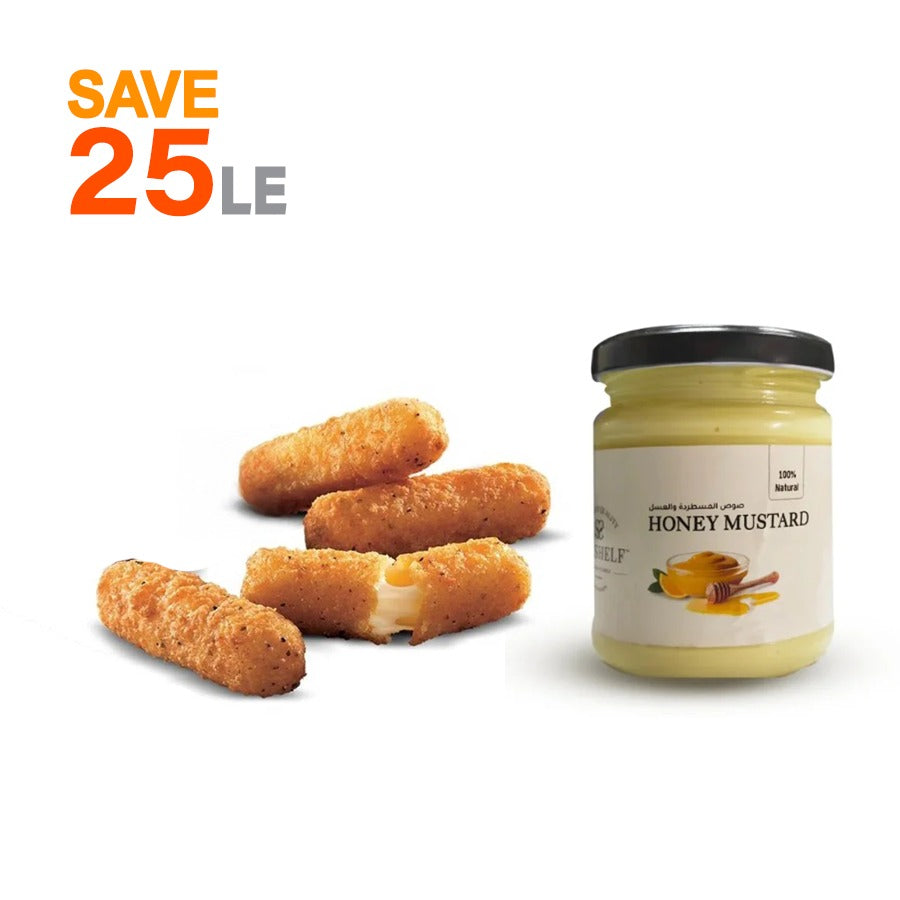 Mozzarella Sticks + Honey Mustard Sauce Combo