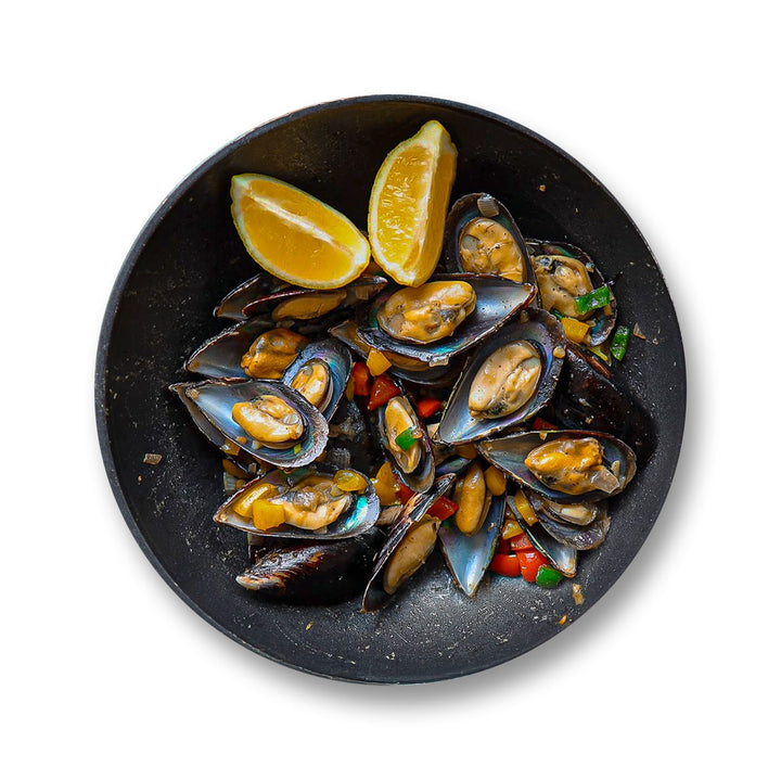 Jumbo Half Shell Mussels (1Kg)