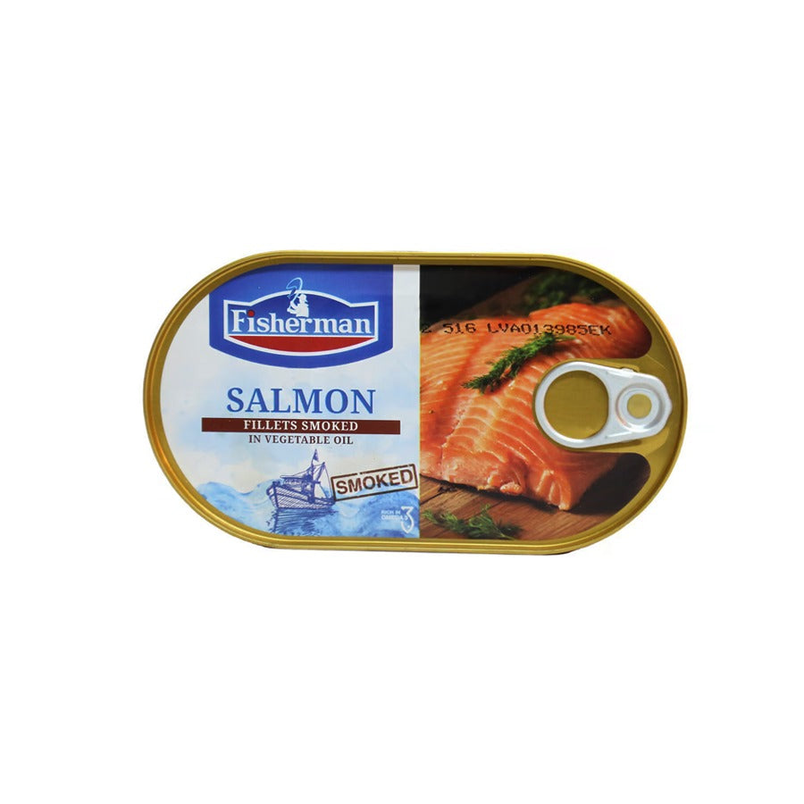 Fisherman Smoked Fillets Salmon in vegtable oil