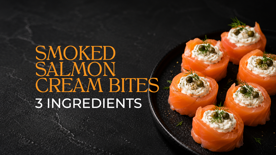 Smoked Salmon Cream Bites: 3 Ingredients, Effortless Luxury