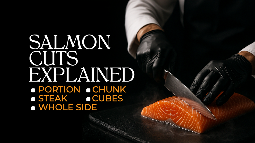 Portion, chunk, steak, cubes, or whole side? Pick the right salmon cut for every meal.