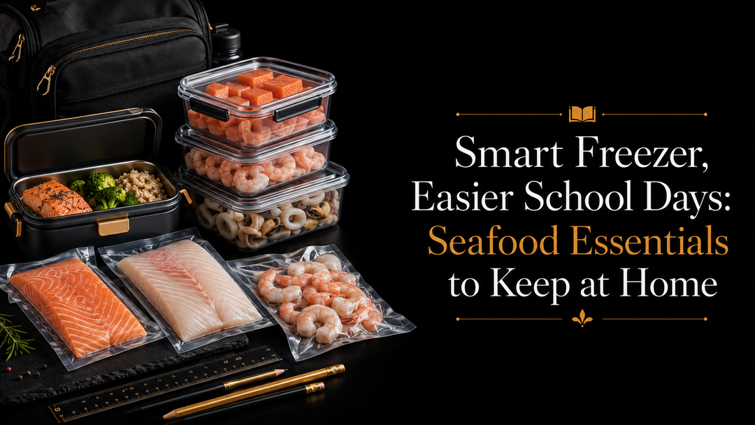 Smart Freezer, Easier School Days: Seafood Essentials to Keep at Home