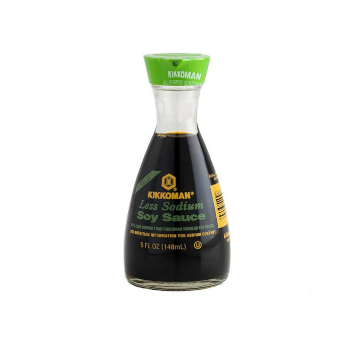 ⁨Kikkoman less Sodium Soy Sauce - 148 ml ⁩⁩