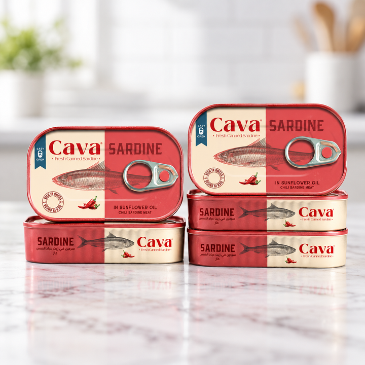 Buy 5 Cava Spicy Canned Sardines 125g