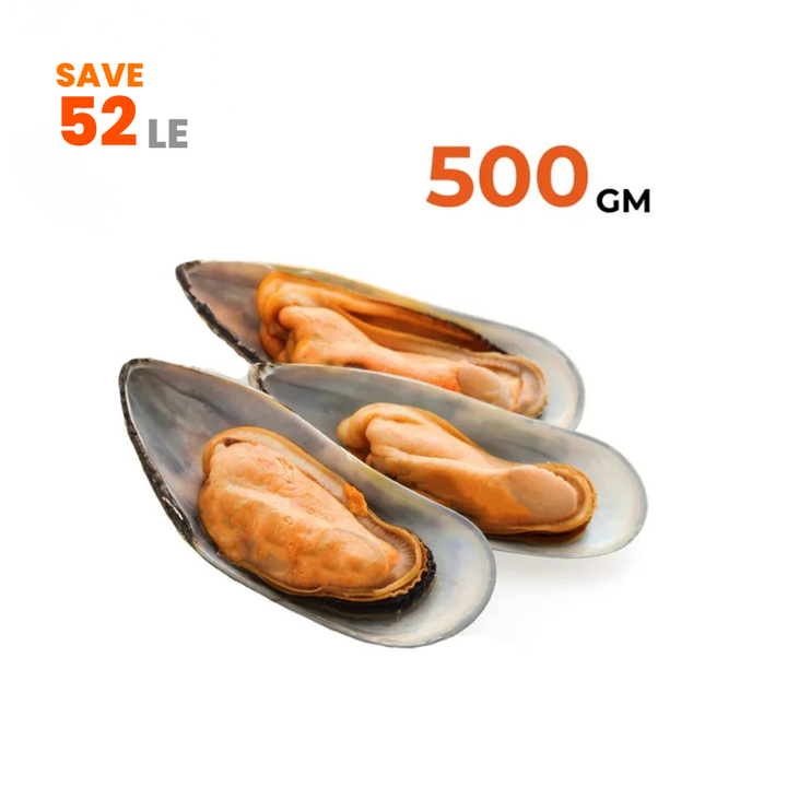Jumbo Half Shell Mussels (500g)