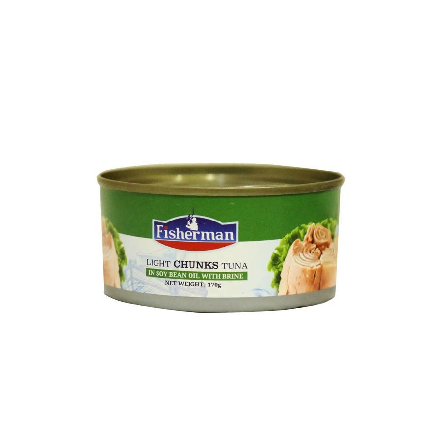 Fisherman Light Chunks Tuna in Soybean Oil with Brine