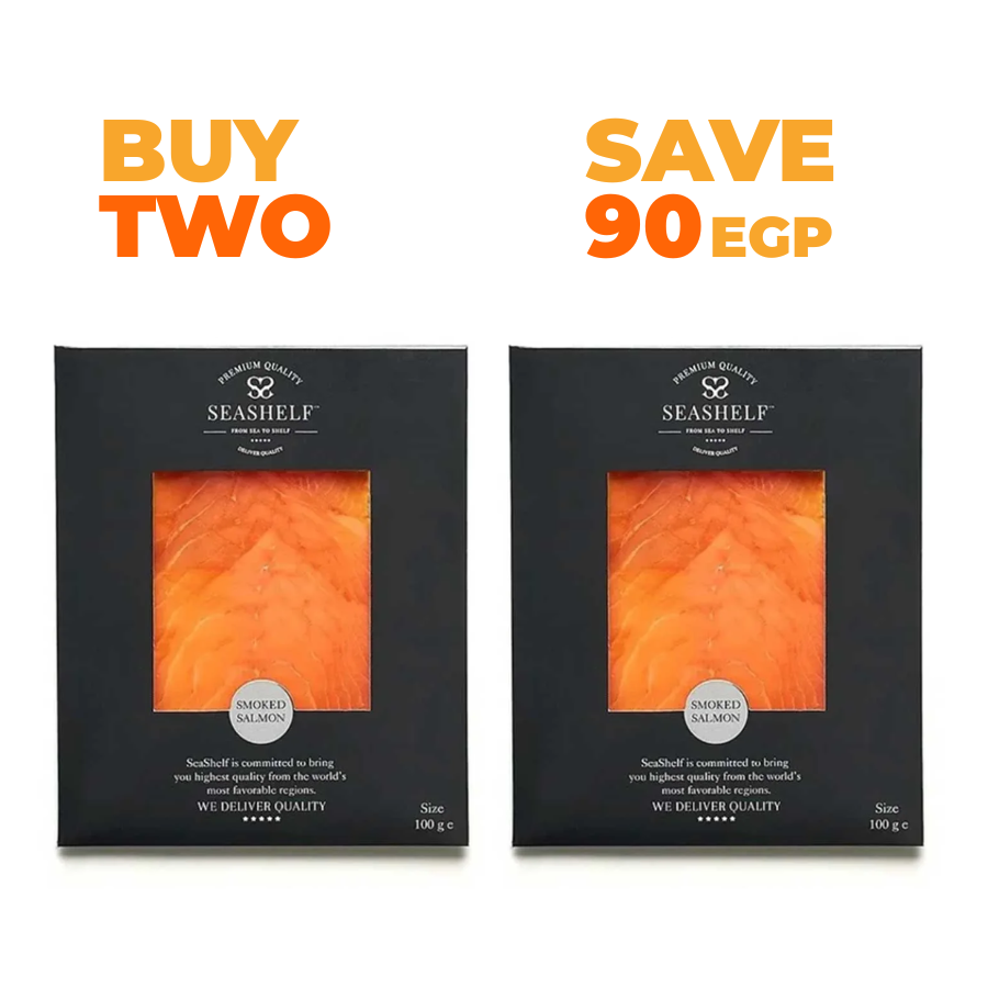 Buy 2 Packs Smoked Salmon Slices 100g