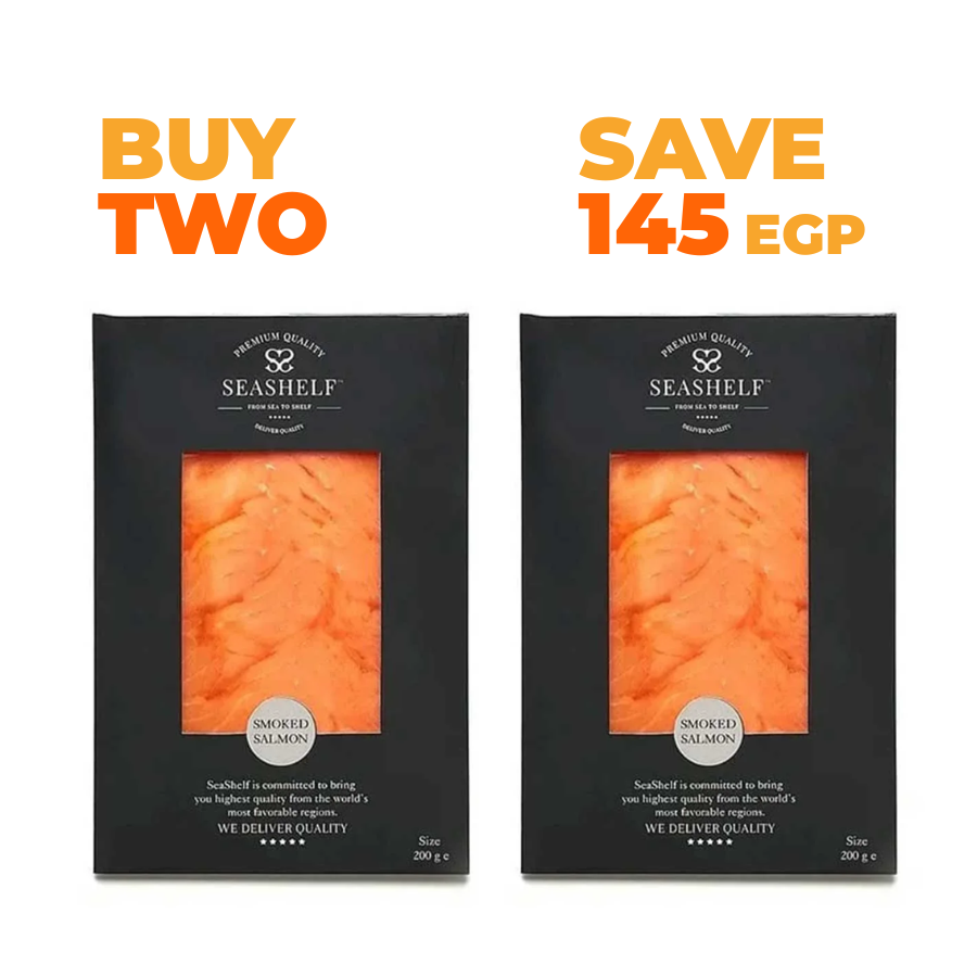 Buy 2 Packs Smoked Salmon Slices 200g