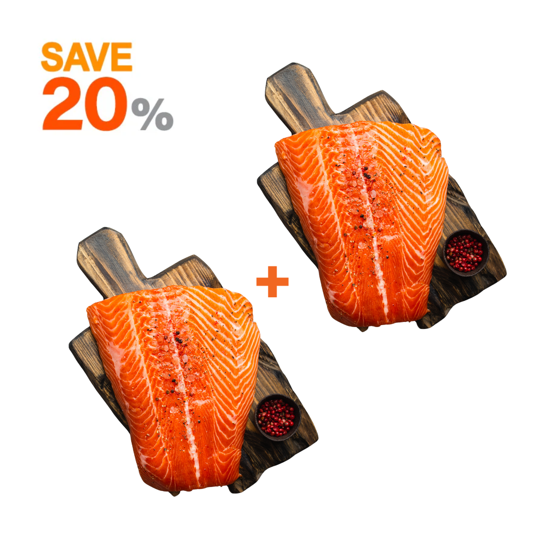 2*Salmon Fillet Chunk- 20% off