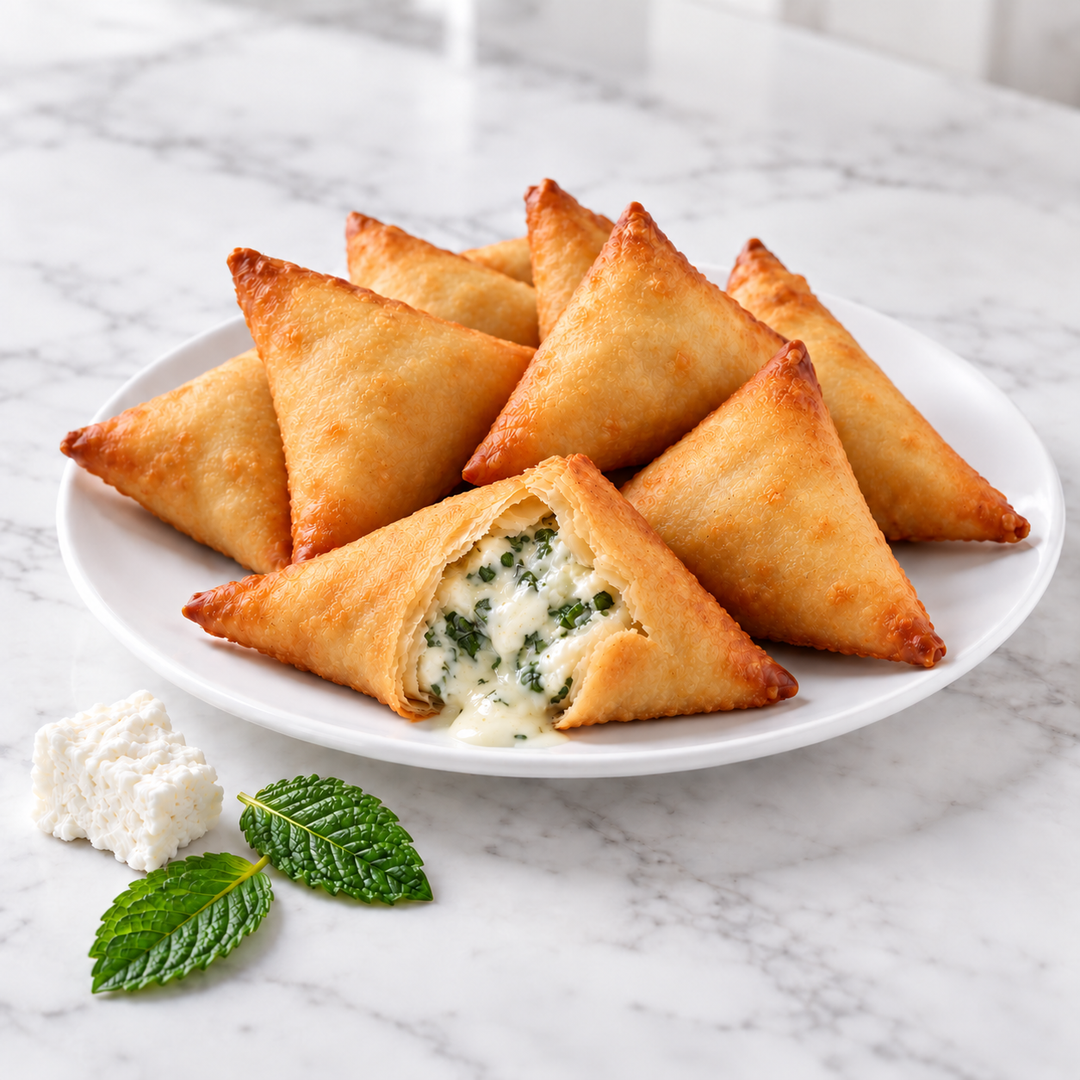 Cheese & Mint Sambousek - 20 Pieces