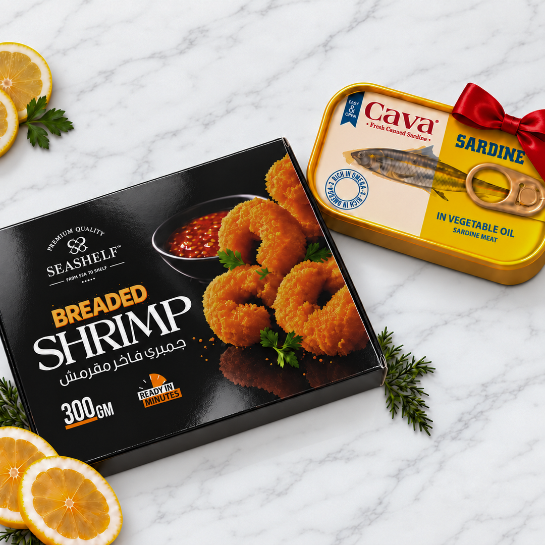 Buy Breaded Shrimp Get FREE Sardines