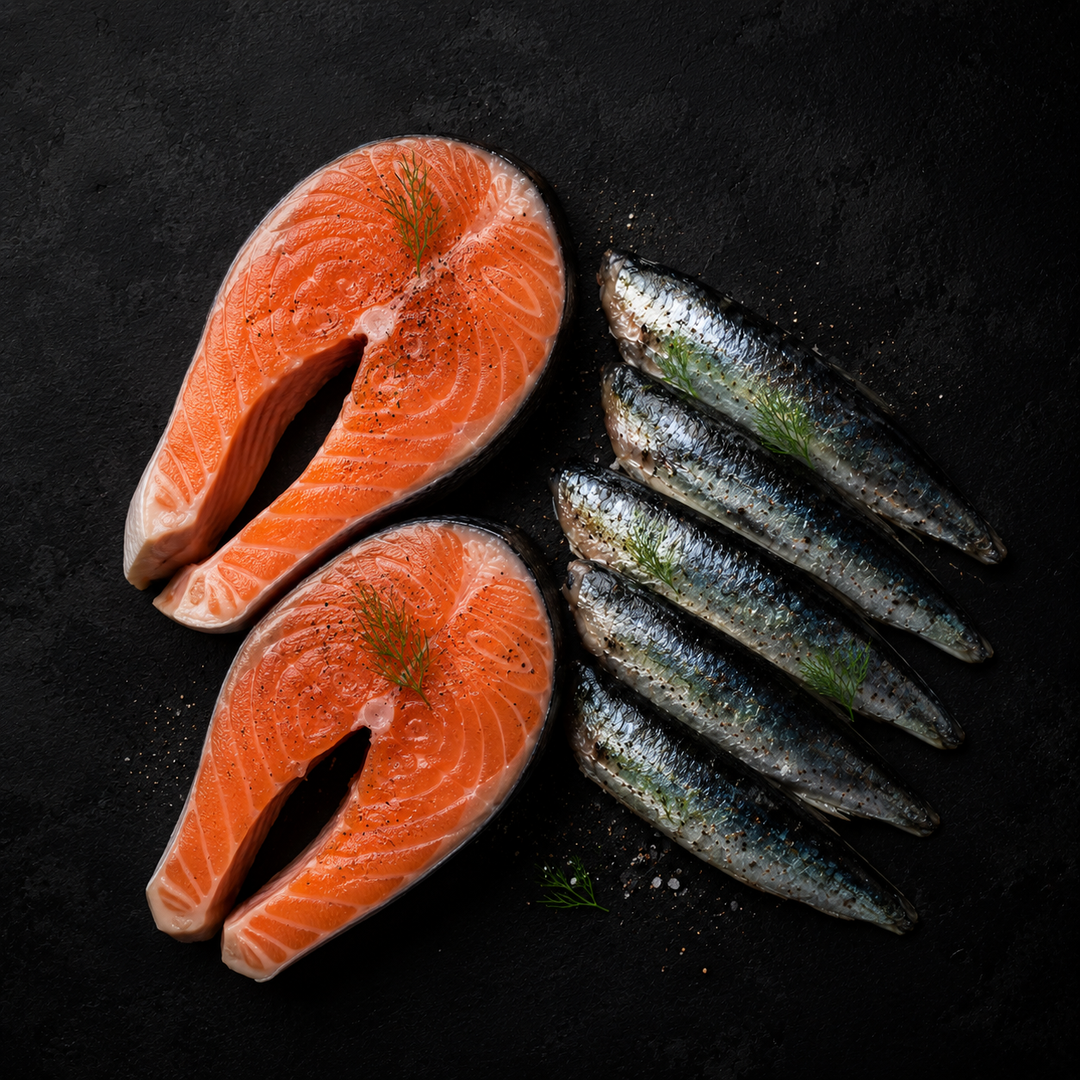Buy 2 x Salmon Steak 230 - 260g — Get FREE Cava Sardines