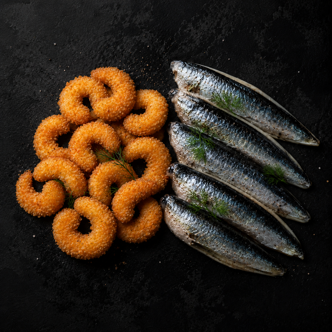Buy Breaded Shrimp 300 gm — Get FREE Cava Sardines