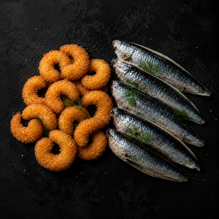 Buy Breaded Shrimp 300 gm — Get FREE Cava Sardines