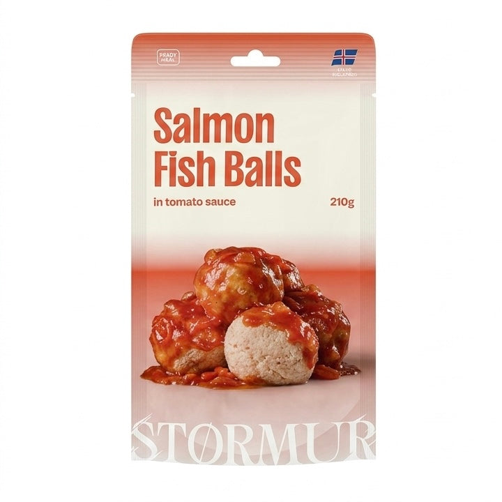 Stomur salmon Fish Ball In tomato sauce 210g