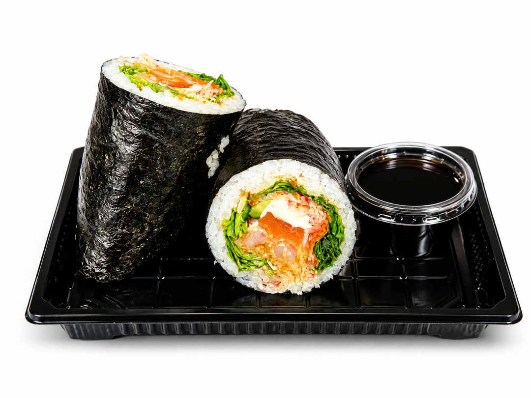 Summer Salmon Sushi Burrito (ONLY IN SAHEL)