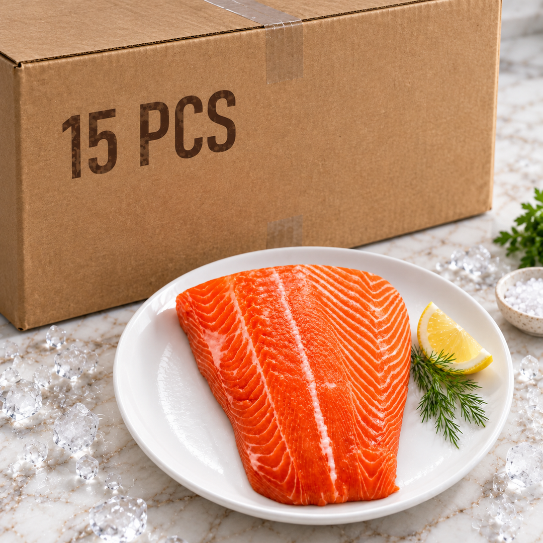 Norwegian Salmon fillet Chunk - 180-230g (15packs)