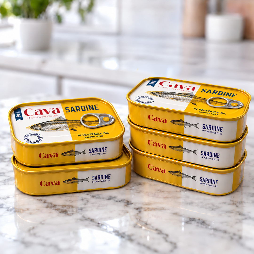 Buy 5 Cava Cold Canned Sardines 125g