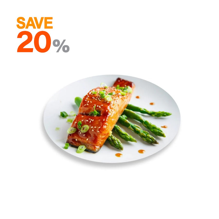 BBQ Mariande Salmon Fillet portion - 200 gm