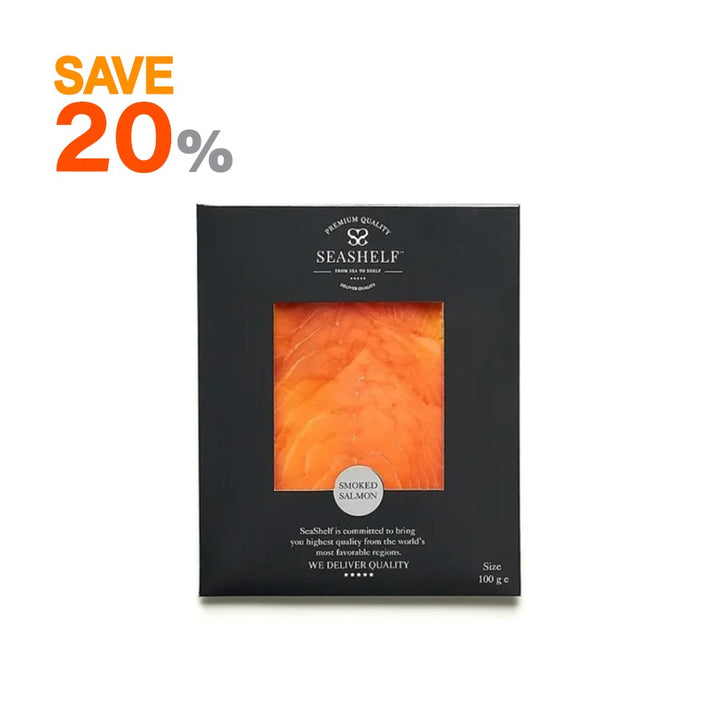 Seashelf Norwegian Smoked Salmon Slices - 100 gm