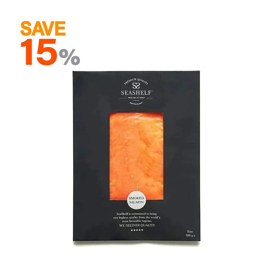 Seashelf Norwegian Smoked Salmon Slices - 500 gms