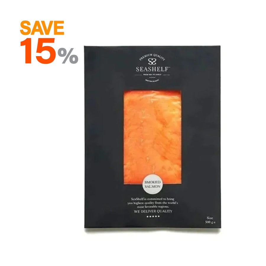 Seashelf Norwegian Smoked Salmon Slices - 500 gms