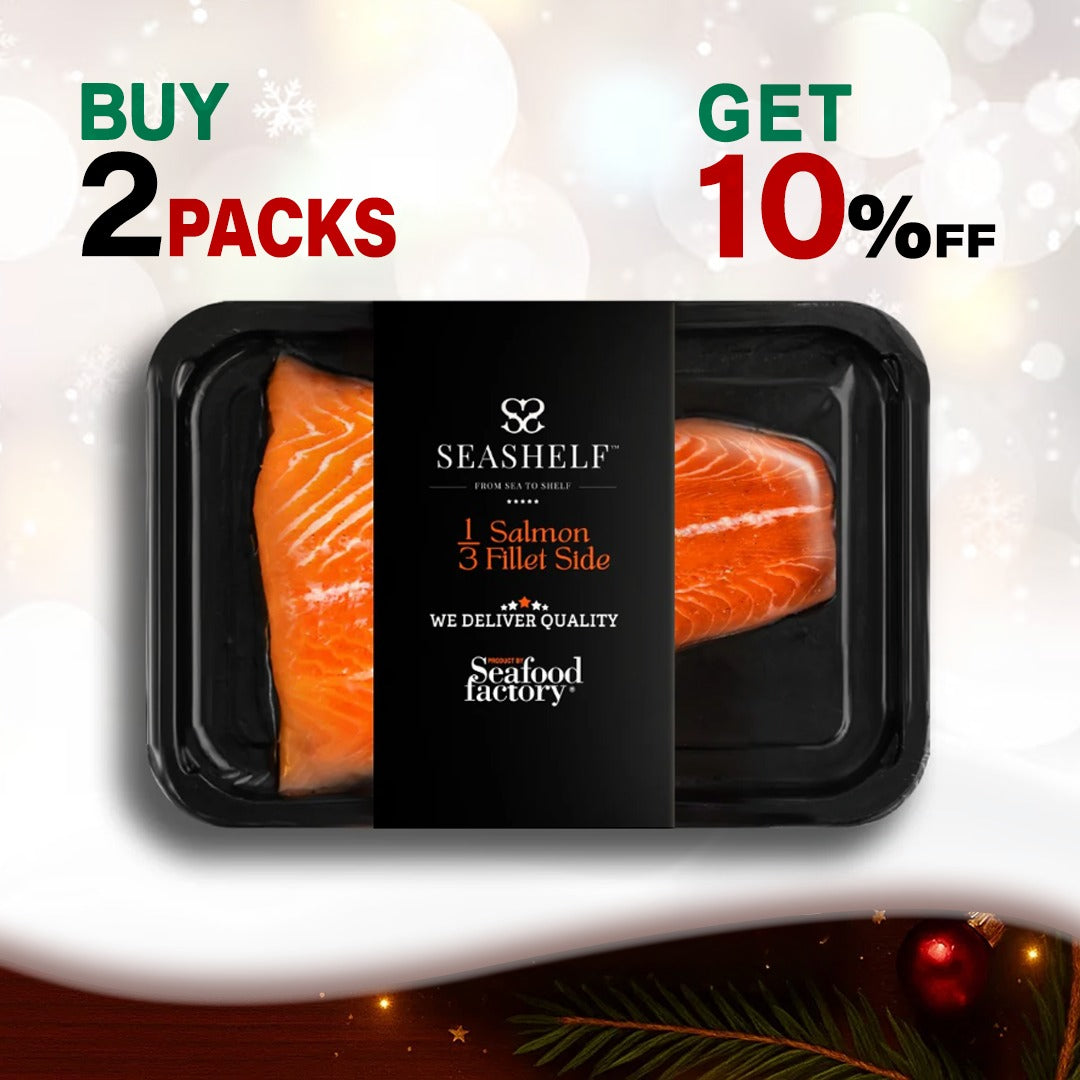 2 packs Salmon Fillet 1/3 Side (300-350g)