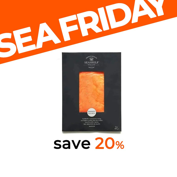 Seashelf Norwegian Smoked Salmon Slices - 100 gm