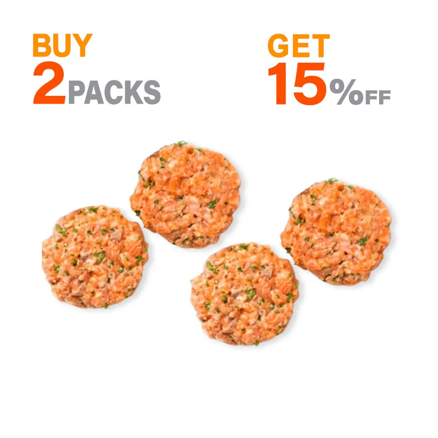 2 Packs Salmon Burger - (300gm*2)