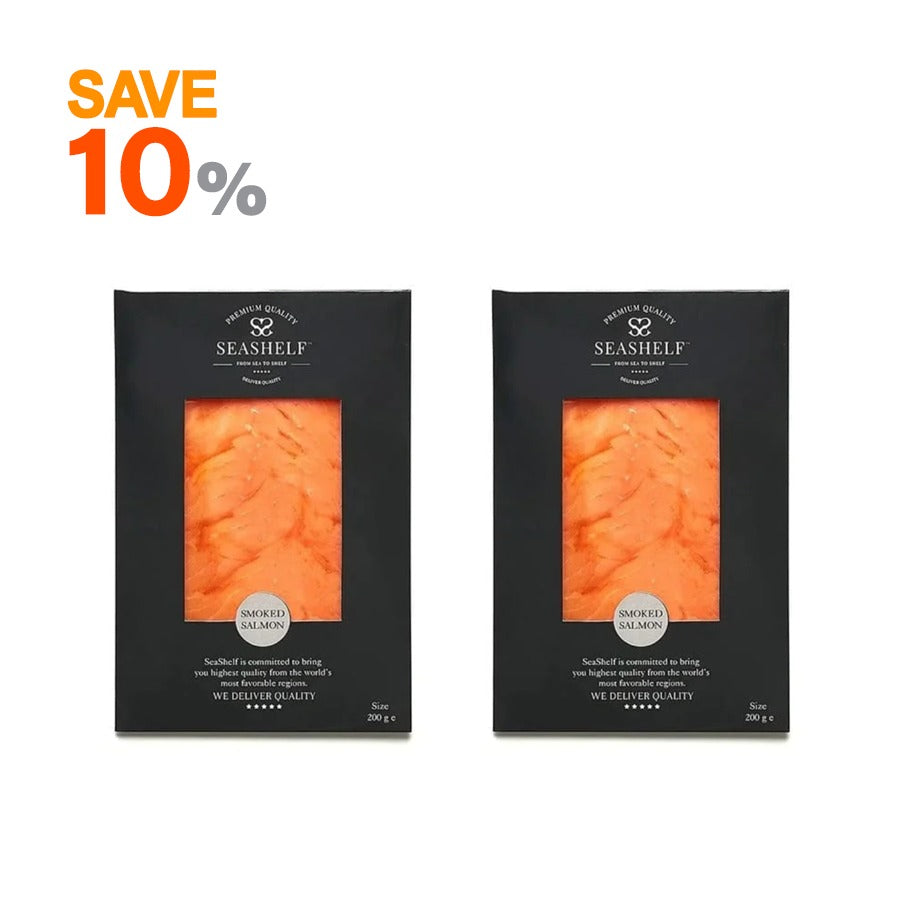 2 Packs Norwegian Smoked Salmon Slices-(2*200 gm) OFFER