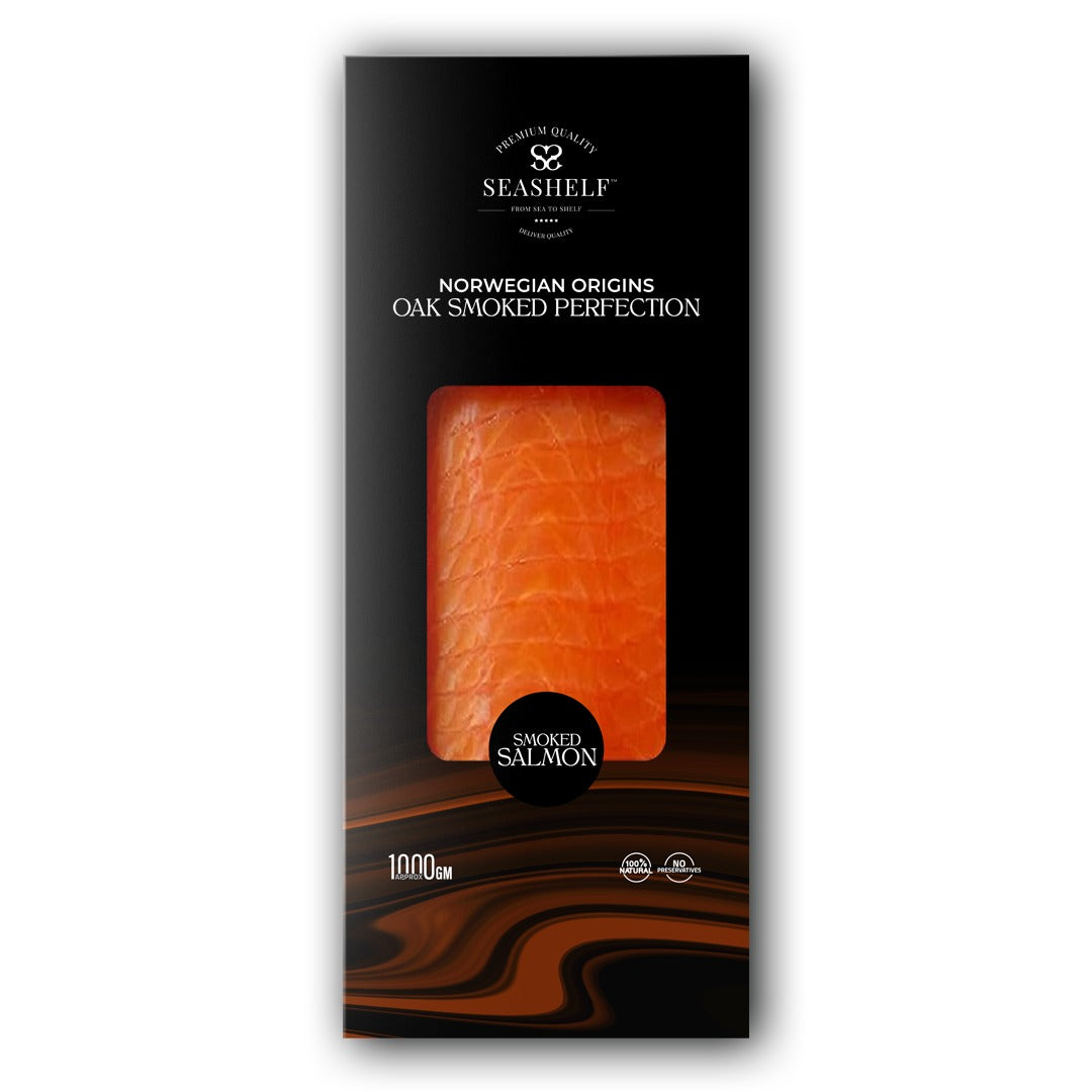 سالمون نرويجي مدخن شرائح 500 جرام