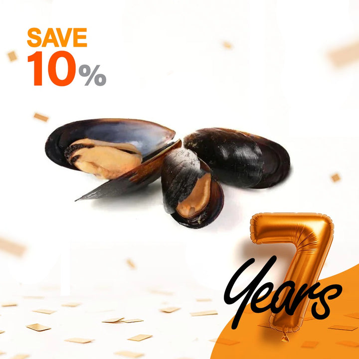 Full Shell Mussels - (1Kg)