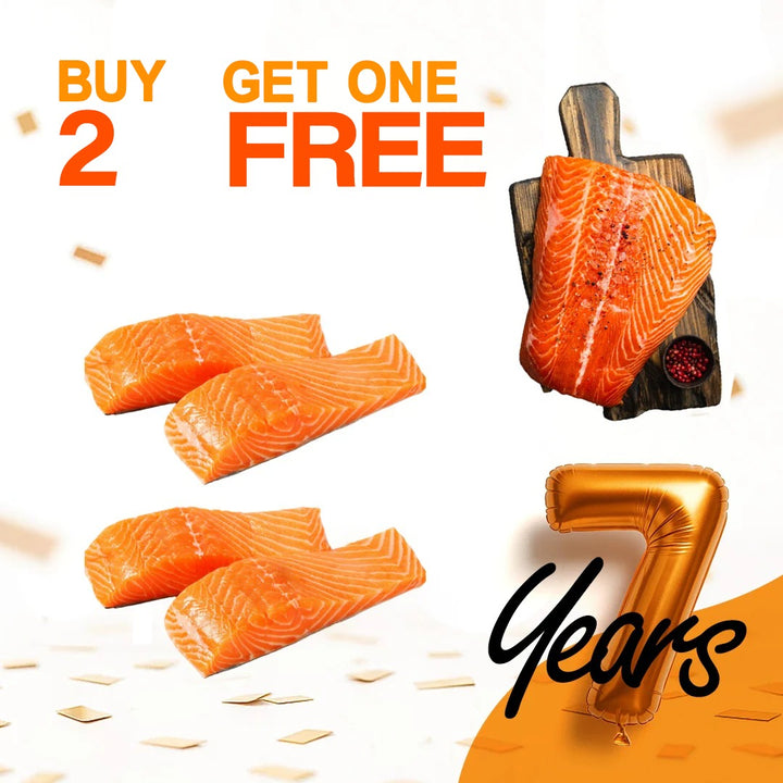 عبوتين من  فيليه السالمون واحصل على قطعه سالمون شانك مجانًا