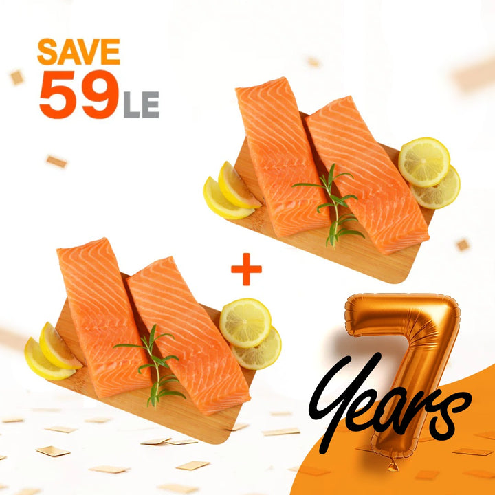 Seashelf Salmon Fillet Portion - 2 Packs OFFER