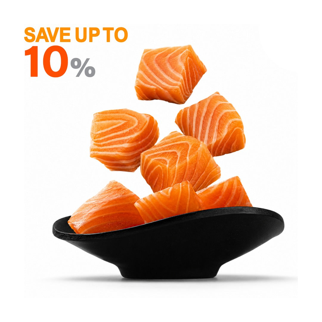 Salmon Cubes  (250-300gm)