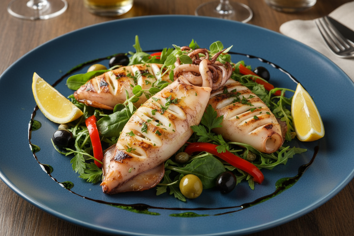 Cooked Shocked Whole Balady Calamari - Alternative