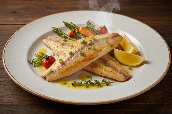 Cooked Sole Wild Suez Fish