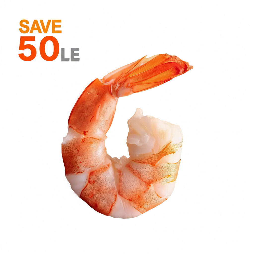 Jumbo  Shrimp  - (Tail on  -  1000g)