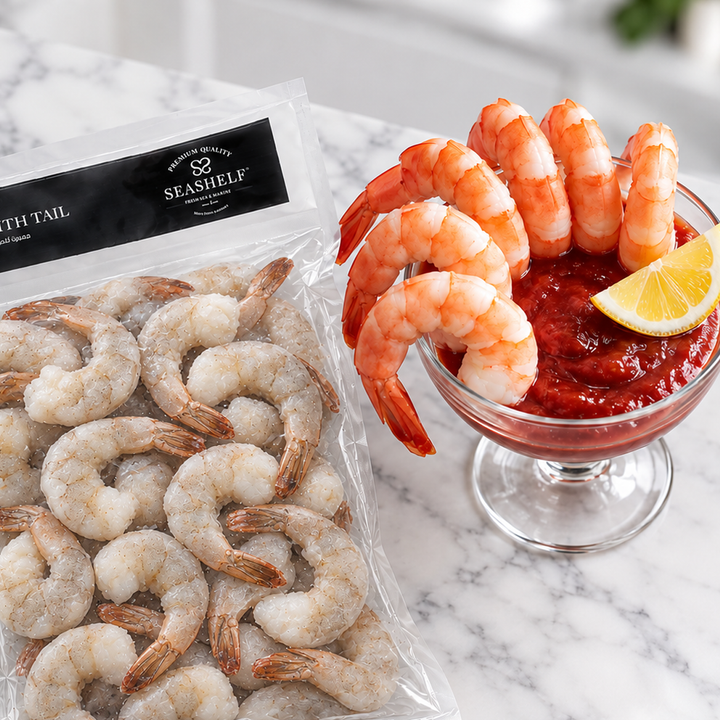 Jumbo  Shrimp  - (Tail on  -  1000g)