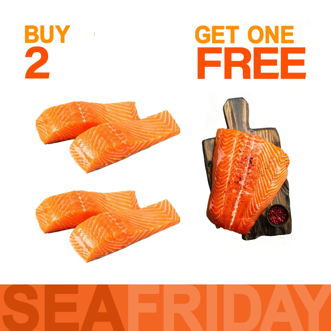 عبوتين من  فيليه السالمون واحصل على قطعه سالمون شانك مجانًا