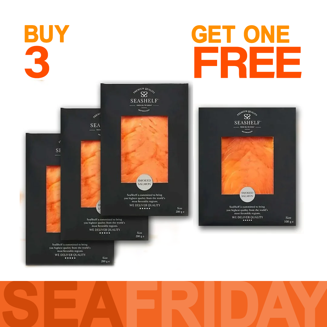 Buy 3 Smoked Salmon Slices 200g Get 100g FREE