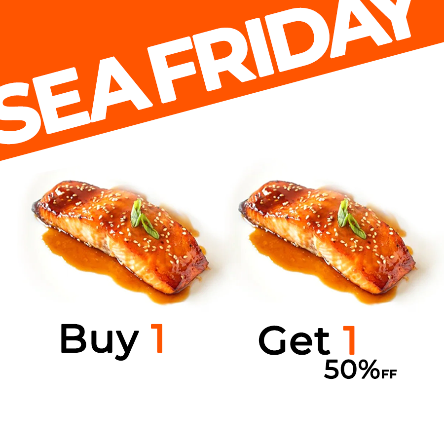 Buy 1 Get 1-50% off Teriyaki Marinated Salmon