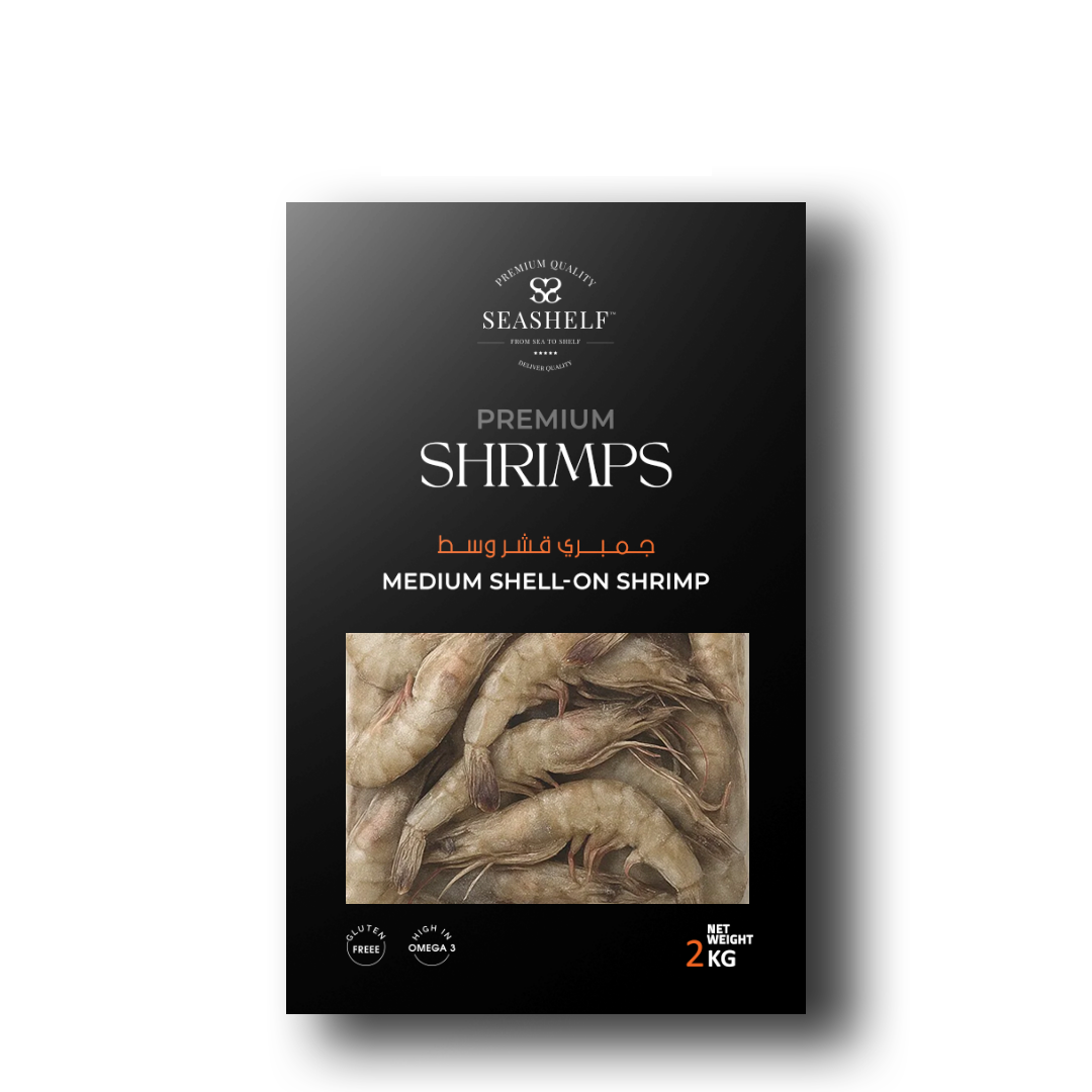 جمبري متوسط الحجم - (قشر - 2000 جرام)