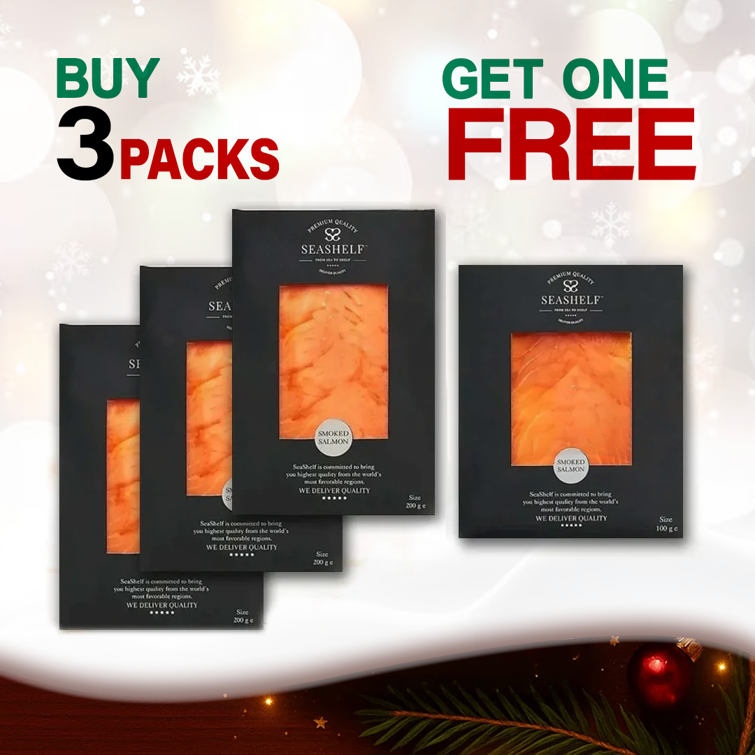 Buy 3 Smoked Salmon Slices 200g Get 100g FREE