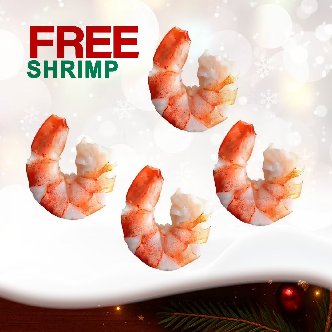 Buy 3 Packs Super Jumbo Peeled Shrimp (1000g Each) + Get 1 Pack (400g) FREE