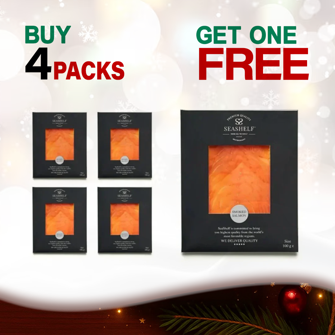 Buy 4 Get 1 FREE - Seashelf Smoked salmon