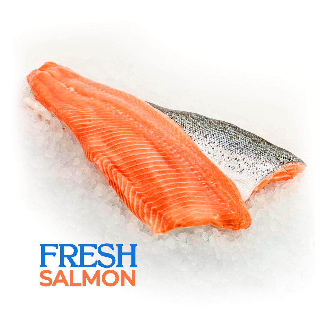 FRESH Salmon Fillet Whole side – Never Frozen